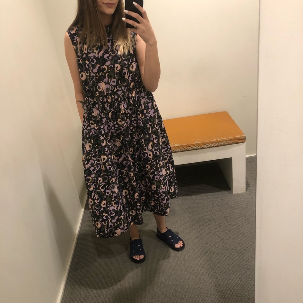 Marni Dress Green Marken print